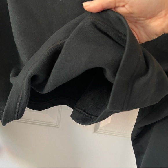 NWT ALO Yoga cropped Polo Henley pullover sweatshirt in black, small - Picture 12 of 12